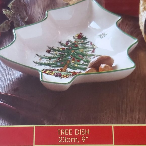 Spode Christmas Tree Shaped Dish (9in) - NWT! - Picture 3 of 9